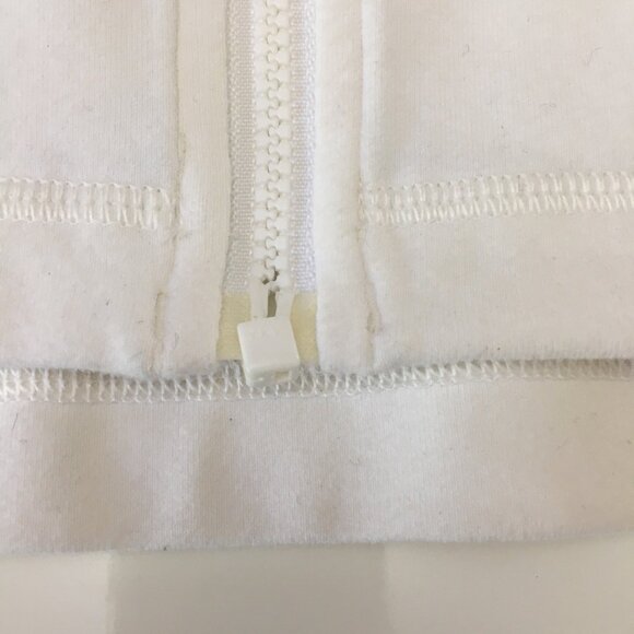 Lululemon Sunshine Salutation Jacket  Womens 6 White Stretch Zip Up Front Pocket - Picture 15 of 16
